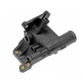 Engine Coolant Water Outlet For Ford Fusion 2010 To 2020 Plastic Black Straight Housing Neck 4 Bolt Holes 1 3 In Diameter 