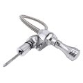 Hahaha -flex Transmission Dipstick Th350 Stainless Braided Hose Compatible With Gm Chevy Th400 Silver