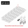 Caltric O-ring Drive Chain Compatible With Honda Trx250r Trx-250r Trx 250 R 1986 1987 Black