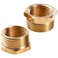 Hwmate Brass Pipe Fitting Hex Bushing G3 4 Male X G1 2 Female 5 Pack