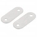 Uxcell 39mm X 16mm Straight Corner Fixing Brackets Flat Mending Repair Plates 20pcs