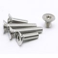 M2 X 10mm Flat Countersunk Head Socket Screws Pack 100-piece Stainless Steel Full Thread Right Hand Metric
