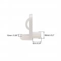 Uxcell Plastic Shelf Support Pegs 5mm -locking Mini Cabinet Clips Shelf Bracket Holder Peg For Kitchen Furniture Book Shelves