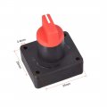 Uxcell Rotary Battery Disconnect Switch Isolator Cut Off Power Dc 12-24v 100a On Off For Boat Marine Van Truck