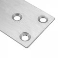 Uxcell Repair Plate 100mmx50mm Flat Fixing Mending Corner Brace Bracket Connector Pack Of 8