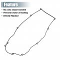 Uxcell Engine Valve Cover Gaskets For Nissan Sentra 2000 No 132704m700 Black Rubber