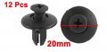 Uxcell 12 Pcs 8mm Hole Dia Mudguard Liner Fastener Rivet