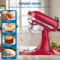 Stainless Steel Spiral Dough Hook For 4 5 0 Qt Kitchen Mixer Attachment K45dh Replacement W10674618 Wpw10674618