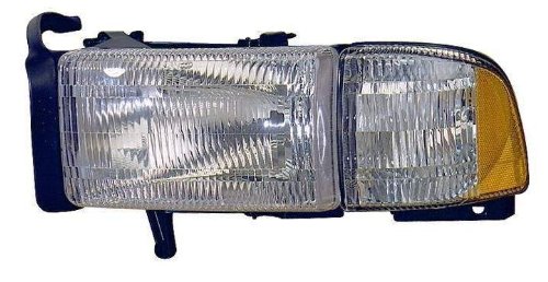 Depo 334-1102L-USC Dodge Ram Driver Side Replacement Headlight Unit with Corner Light without sport package 