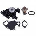 Fridayparts Water Pump With Gasket Thermostat Mia884972 M811034 Compatible For John Deere 4020 3009 3011 3012 3014 3015 4019