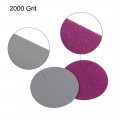 Uxcell 2-inch Hook And Loop Sanding Disc Wet Dry Silicon Carbide 2000 Grit 100 Pcs