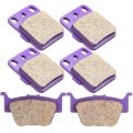 3 Pair Carbon Fiber Brake Pads For Honda Rancher 420 2009 2015 Front And Rear Fa373 Fa84 