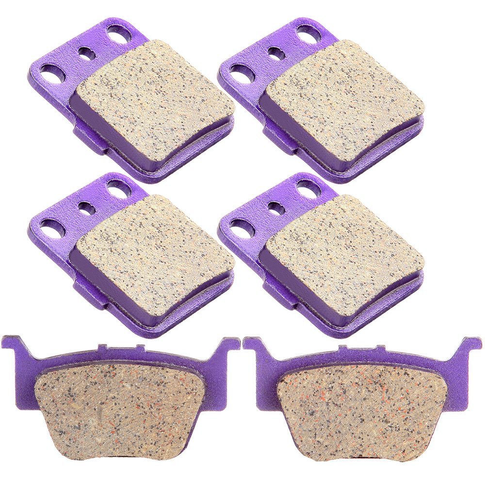3 Pair Carbon Fiber Brake Pads For Honda Rancher 420 2009 2015 Front And Rear Fa373 Fa84