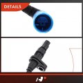 A-premium Abs Wheel Speed Sensor Compatible With Bmw Models 325xi 330xi 2001-2005 Front Driver And Passenger Side 2-pc Set