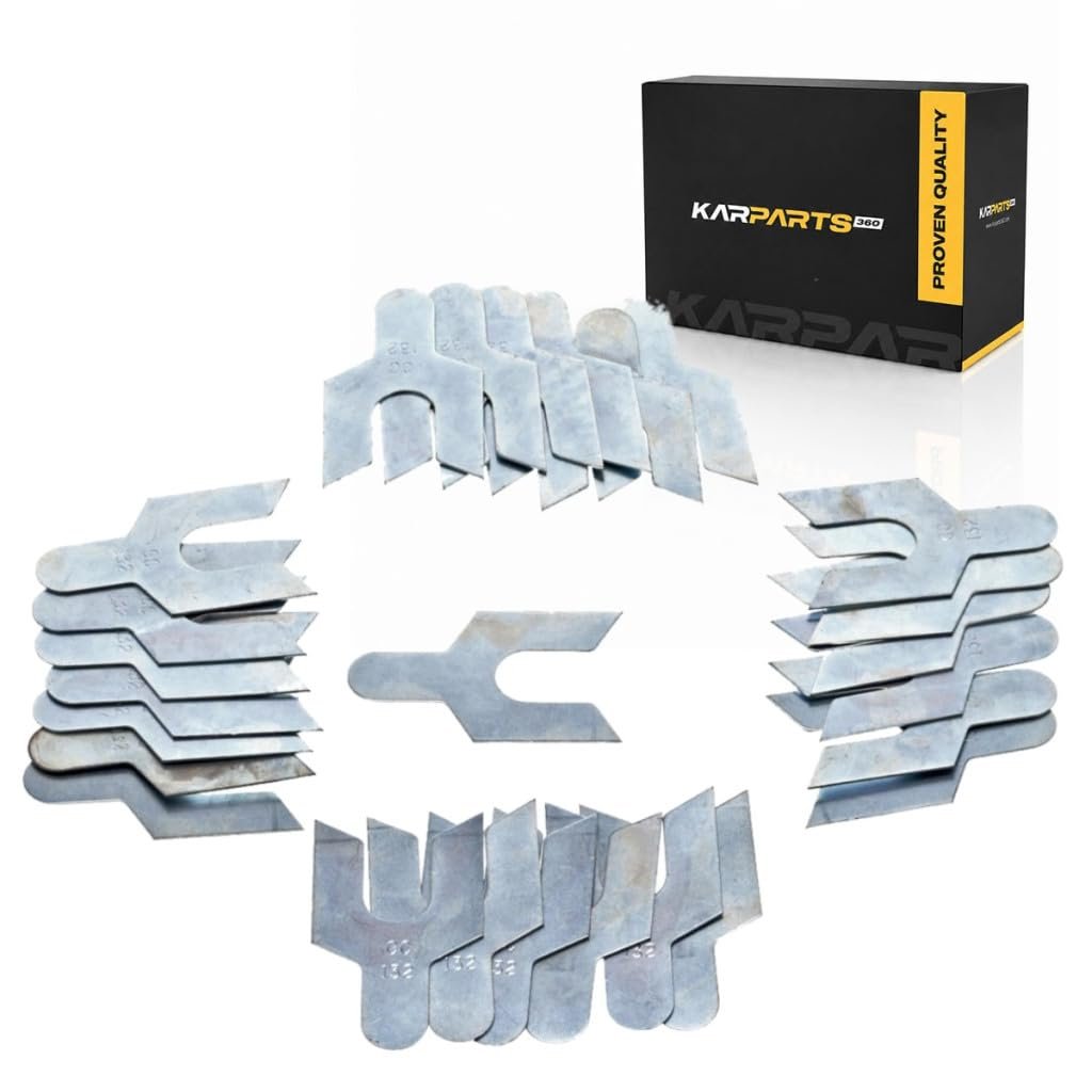 Alignment Shim For 1990 1991 1992 Cadillac Brougham Nylon Silver 50 Pieces 0 03 Thickness Front Position