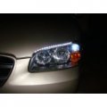 White Lights Led Headlight Strips For 1999-2011 Mazda Miata