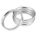 4pcs Od 73 1mm To Id 65 Aluminum Alloy Hub Centric Rings Wheel Bore Center Spacer 