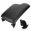 Qiilu Car Armrest Box Cover 51169134486 Front Console Center Lid Fit For E90 E92 3a Series 2005a 2012 Black