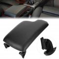 Qiilu Car Armrest Box Cover 51169134486 Front Console Center Lid Fit For E90 E92 3a Series 2005a 2012 Black