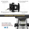 Vipmotoz Full Led License Plate Light For 2007-2018 Jeep Jk Wrangler 6000k Diamond White Tag Lamp Assembly Replacement