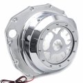 Httmt- Chrome W Blue Led Sequential Engine Clutch Cover Compatible With Suzuk 99-20 Gsxr1300 Hayabusa P N Mt313-001a-lrt-cd
