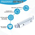 Slide Entry Slam Latch 2 Pack 4 6 In Automatic Spring Door Bolt Lock Zinc Plated Iron Cabinet Hardware For Industrial And Home
