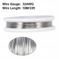 Uxcell 0 2mm 32awg Heating Resistor Wire Wrapping Resistance Wires For Elements 33ft