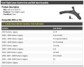 Front Right Passenger Side Lower Control Arm And Ball Joint Assembly Compatible With 2005-2009 Subaru Legacy
