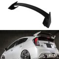 Pedestal Rear Trunk Spoiler Wing For Toyota Prius 2010 2015 And Plug In 2012 Matte Black Abs Sporty Lip Adjustable Design 