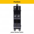 Power Window Switch Driver Side Master Control For 2007 2012 Nissan Pathfinder Replaces 25401zl10a Abs Material Plug In Mount