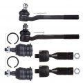 Ocpty New 6-piece Fit For 1996-02 Toyota 4runner Front Inner Tie Rod End Outer Driver Side 1 Passenger 2 Upper Ball Joint