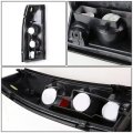 Compatible With Chevy Gmc C K C10 Series Pair Of Black Housing Clear Lens Altezza Style Brake Tail Lights