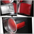 Compatible With Chevy Gmc C K C10 Series Pair Of Black Housing Clear Lens Altezza Style Brake Tail Lights