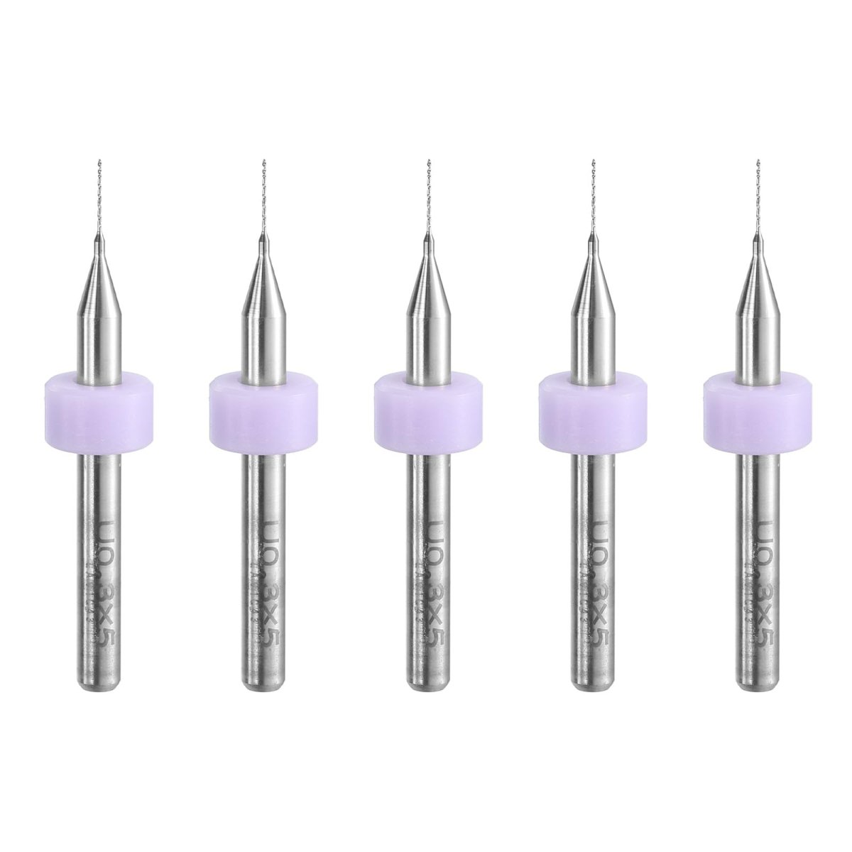 Pcb Drill Bits 0 3mm Tungsten Carbide Rotary Tool Jewelry Cnc Engraving Print Circuit Board Micro 1 8 Inch Shank 5 Pcs