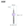 Pcb Drill Bits 0 3mm Tungsten Carbide Rotary Tool Jewelry Cnc Engraving Print Circuit Board Micro 1 8 Inch Shank 5 Pcs