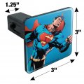 Superman Character Tow Trailer Hitch Cover Plug Insert