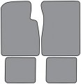 Die Cut Loop Complete Carpet Floor Mats Fits 1957-1958 Ford Sunliner Blue Green 