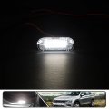 2pcs Led Courtesy Rear Door Light For Volkswagen Tiguan Golf Gti Mk5 Mk6 Jetta Passat Nms White Powered By High Power Smd