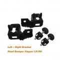 4pcs Hood Bumper Stopper Bracket Left Right Set For Ford Fusion Mkz 2013 2014 2015 2016 2017 2018 2019 2020