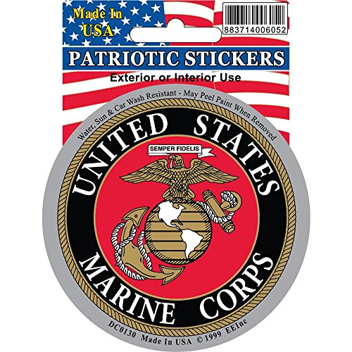 United States Marine Corps Sticker 3-1 4