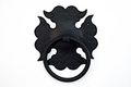Borderland Rustic Hardware Door Pull 7 75 Inch Barn Handles Black Cast Iron Shed Gate Handle The Hacienda Series 