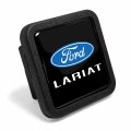 Ipick Image Ford F-150 Lariat Black Rubber Heavy-duty 2 Trailer Tow Hitch Receiver Cover For Class 3 And 4
