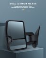 Ocpty Towing Mirrors Power No Heated Left Driver Right Passenger Side Tow Fit For 1988-1998 Chevy Gmc C1500 K1500 With Turn