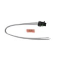 Multi Purpose Pigtail For Chevy Lumina 1991 1992 Black Male Pin Terminal Rectangular 3 Wire Harness 7 In Length 