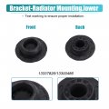 X Autohaux 2set Lower Radiator Bracket With Rubber Cushion Bushing Radiato For Chevrolet Cruze Limited 2016 Chevy 2011-2015