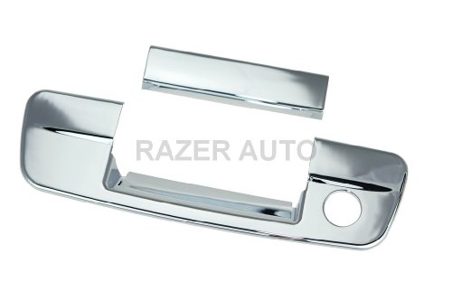 Razer Auto 09-13 Dodge Ram Chrome Tailgate Handle Cover W Keyhole