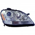 Mercedes-benz Ml350 Headlight Assembly 2006 2007 Passenger Side W Bulbs Halogen Type Dot Certified Replacement For Mb2503146 