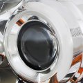 Auto Dynasty Halogen Model Factory Style Projector Headlight Lamps Compatible With Mazda 3 10-13 Driver Left Side Chrome
