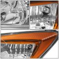 Auto Dynasty Halogen Model Factory Style Projector Headlight Lamps Compatible With Mazda 3 10-13 Driver Left Side Chrome