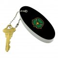 Graphics More Northern Virginia Community College Secondary Logo Floating Keychain Oval Foam Fishing Boat Buoy Key Float